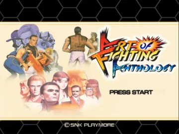 Art of Fighting Anthology screen shot title